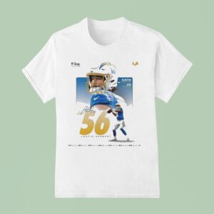 Justin Herbert Nfl Top Ranked For Season With La Chargers Nfl Season T Shirt