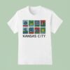 Kansas City Crossroads Plaza River Market Downtown Nelson Wwi Museum Kauffman Crown Center T Shirt