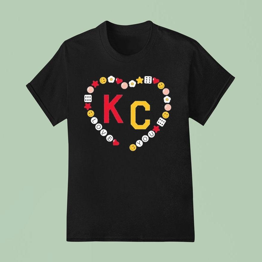 Kansas City Kc Love You Friendship Bracele T Shirt