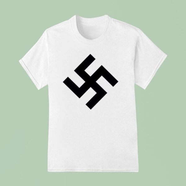Kanye West Nazi Logo T Shirt