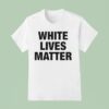 Kanye West Wearing White Lives Matter T Shirt