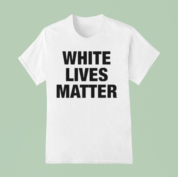 Kanye West Wearing White Lives Matter T Shirt