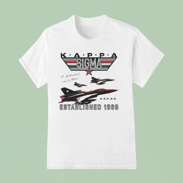 Kappa Sigma Fighter Pilot Est T Shirt