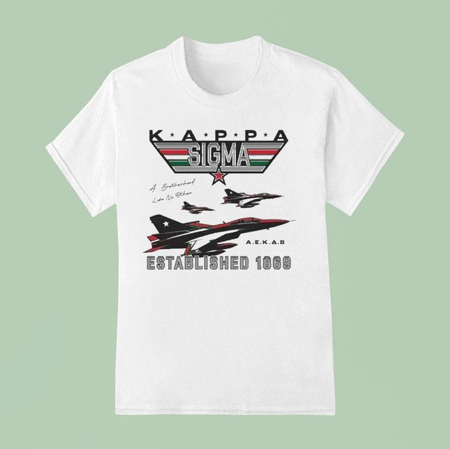 Kappa Sigma Fighter Pilot Est T Shirt