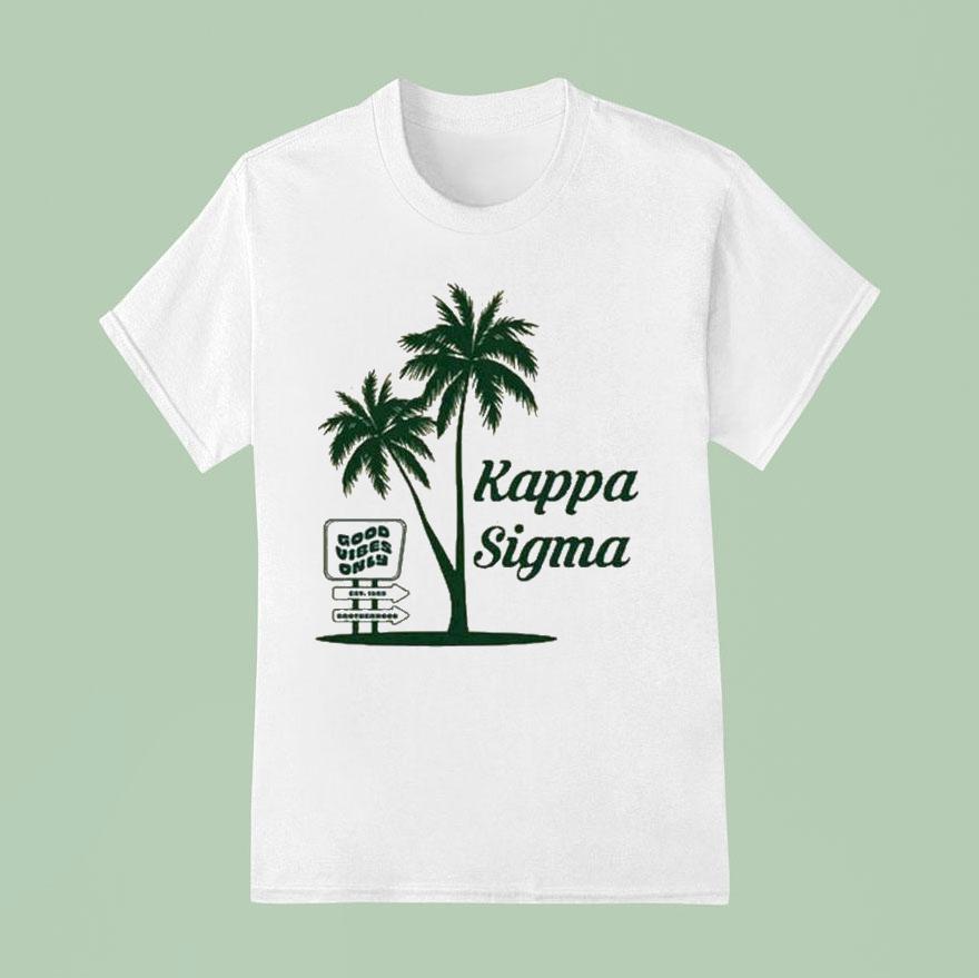 Kappa Sigma Good Vibes Palm T Shirt