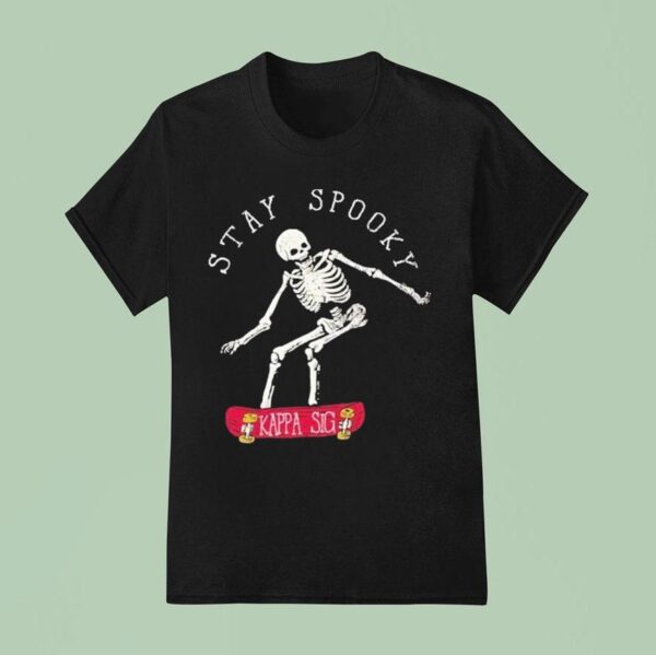 Kappa Sigma Stay Spooky Skeleton Skate T Shirt