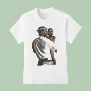 Kendrick Lamar Holding Baby Drake T Shirt