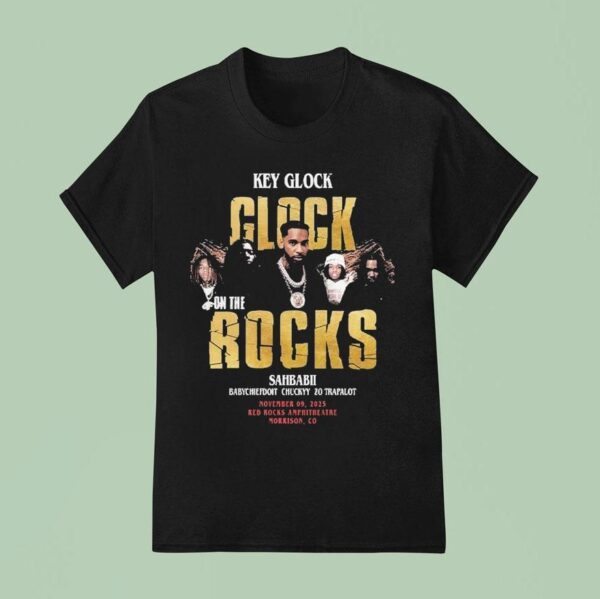 Key Glock On The Rock Show On November Th At Red Rocks Park And Amphitheatre In Morrison Co T Shirt