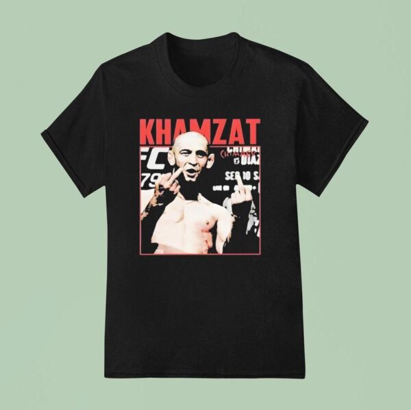 Khamzat Chimaev Middle Finger T Shirt