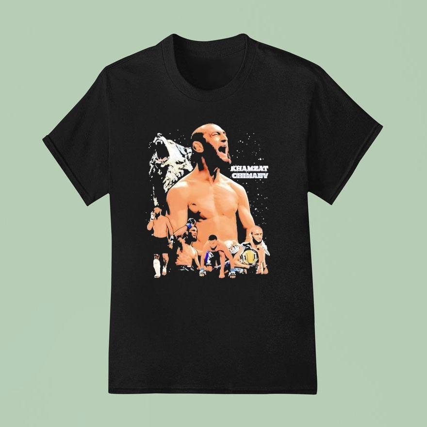 Khamzat Chimaev Mma Borz Ufc T Shirt
