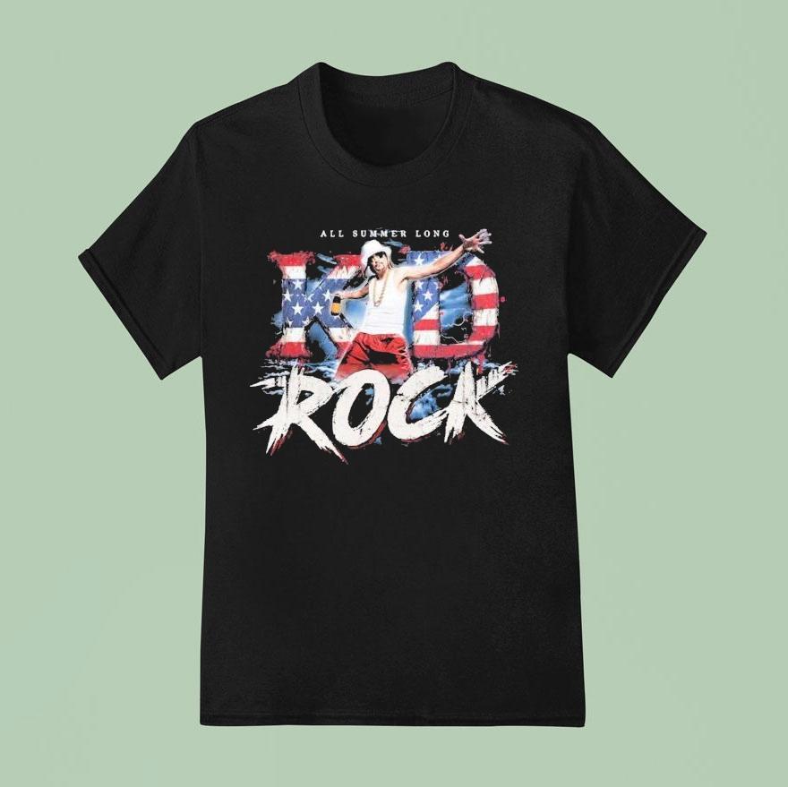 Kid Rock All Summer Long Rwb T Shirt