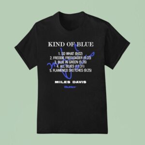 Kind Of Blue Miles Davis Album T Shirt
