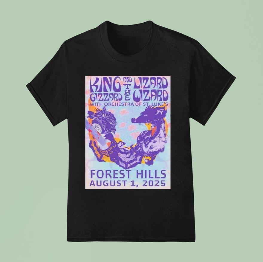 King Gizzard And The Lizard Wizard With Orchestra Of St Luke S Forest Hills Night On August T Shirt