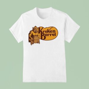 Kraken Barrel Style Cracker Barrel T Shirt