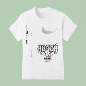 Kyle Busch Richard Childress Racing Team Rebel Bourbon Live Against The Grain T Shirt