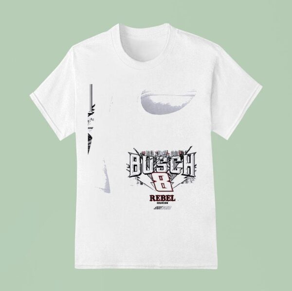 Kyle Busch Richard Childress Racing Team Rebel Bourbon Live Against The Grain T Shirt