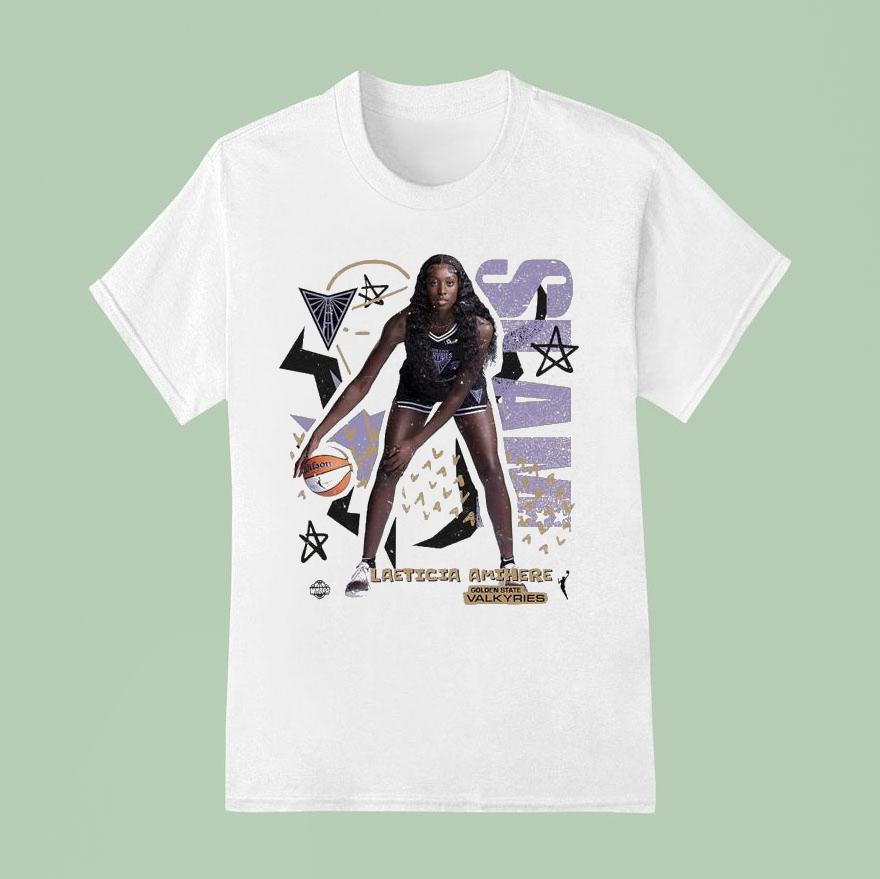 Laeticia Amihere Slam Golden State Valkyries Wnbpa T Shirt