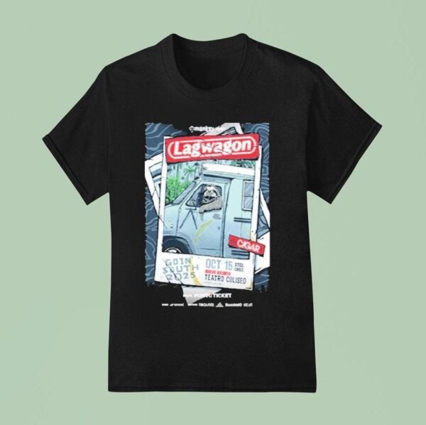 Lagwagon October Santiago De Chile Tour T Shirt