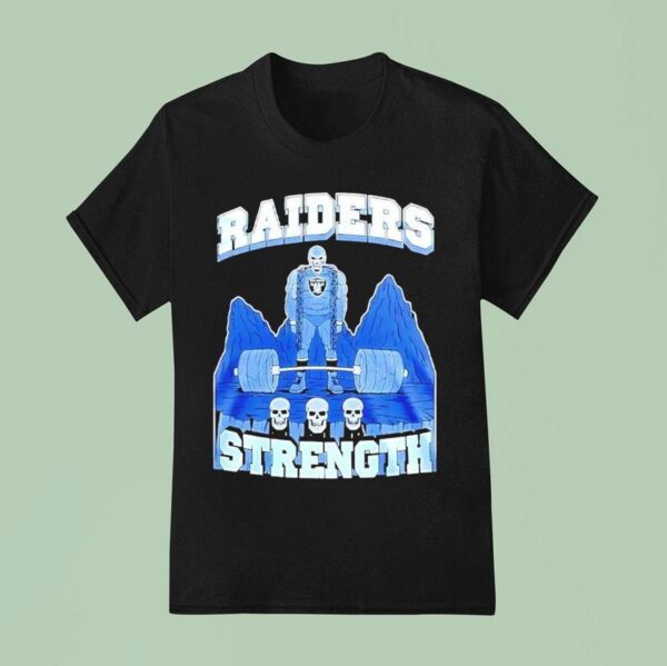 Las Vegas Raiders Strength Skull T Shirt