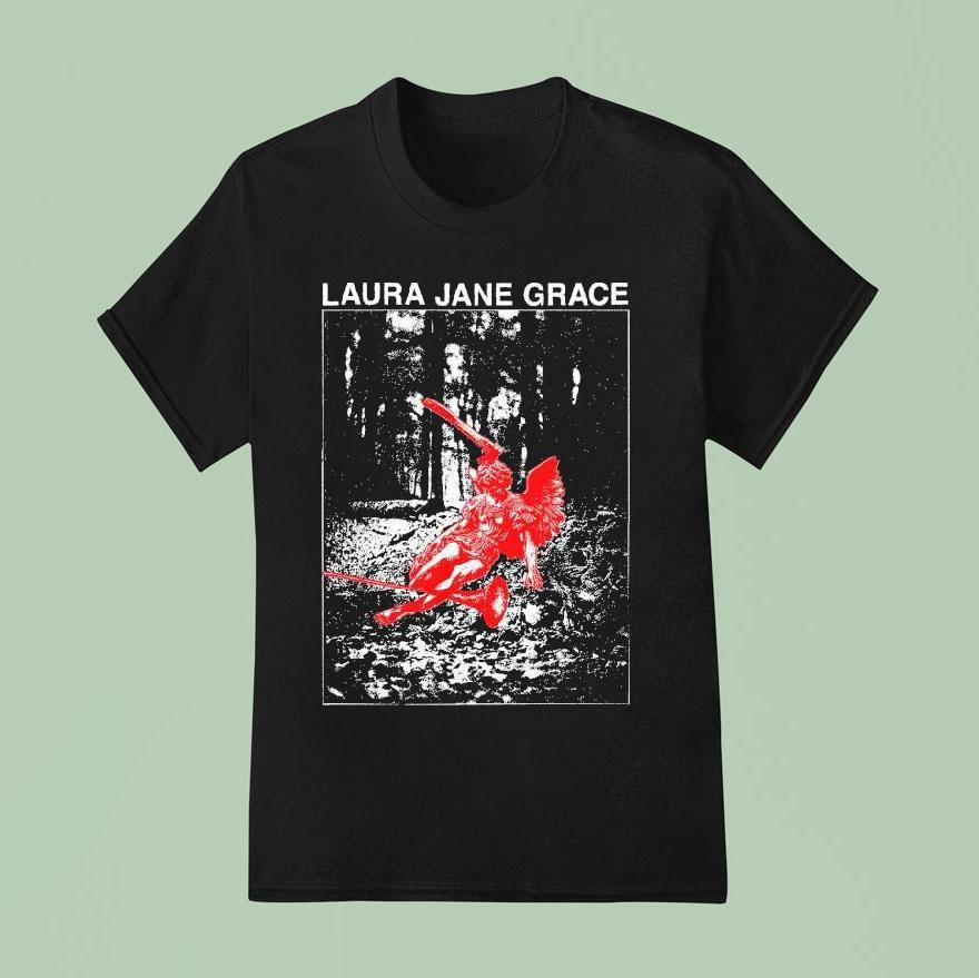 Laura Jane Grace Axe Angel T Shirt