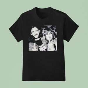 Lemmy And Ozzy Middle Finger T Shirt