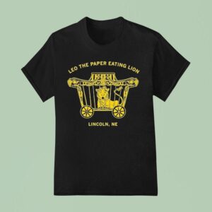 Leo The Paper Eating Lion Lincoln Ne T Shirt