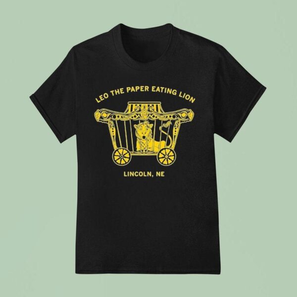 Leo The Paper Eating Lion Lincoln Ne T Shirt
