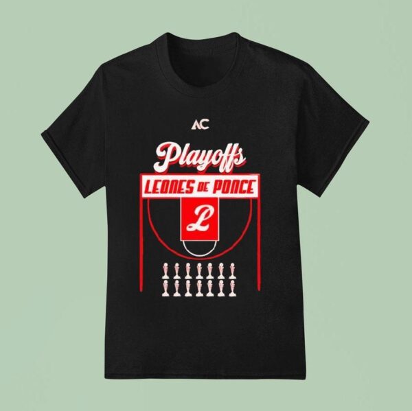 Leones De Ponce Basketball Playoffs Trophy T Shirt