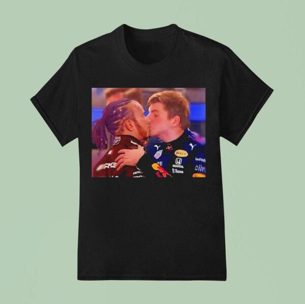 Lewis Hamilton Max Verstappen Kissing T Shirt