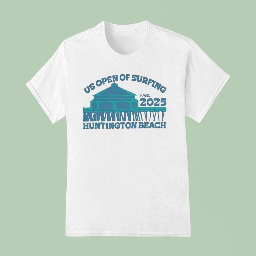 Lexus Us Open Of Surfing Neon Pier Huntington Beach Wsl T Shirt