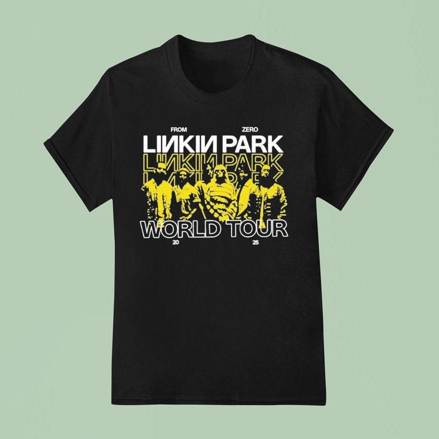 Linkin Park From Zero World Tour Boston Massachusetts Night At Td Garden On July T Shirt