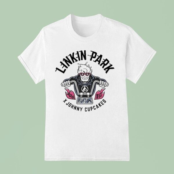 Linkin Park X Johnny Cupcakes Boston Ma Motor T Shirt