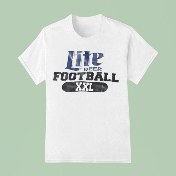 Lite Beer Football Xxl T Shirt