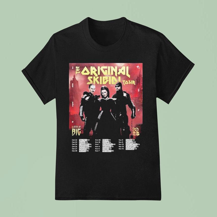 Little Big Band The Original Skibidi Tour Start In New York Ny On October T Shirt