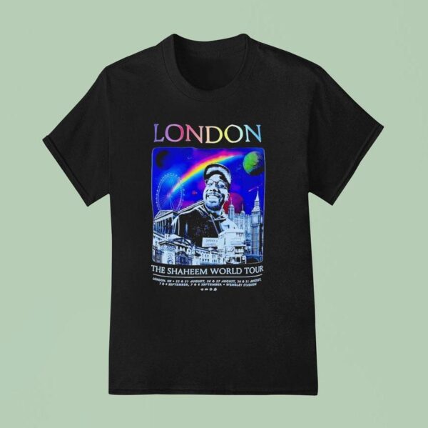 London The Shaheem World Tour Vintage T Shirt