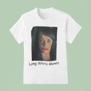 Long White Money T Shirt
