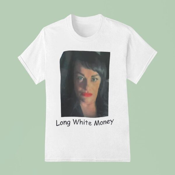 Long White Money T Shirt