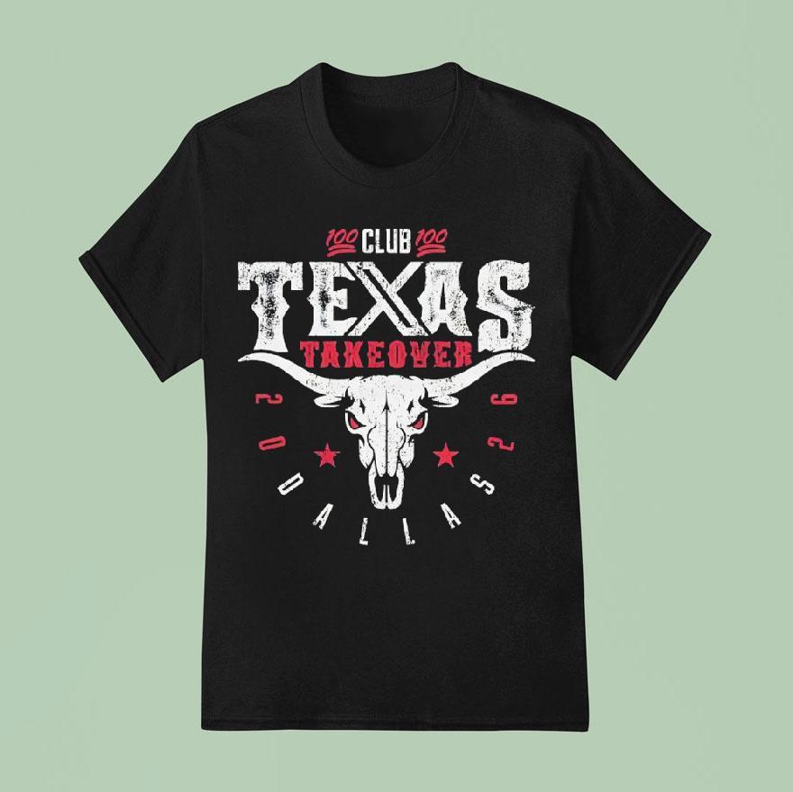 Longhorn Club Texas Takeover Dallas Vintage T Shirt
