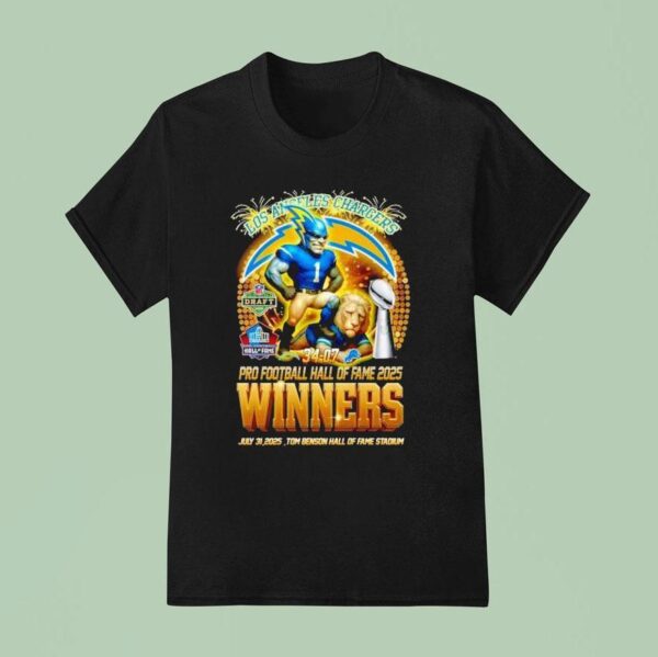Los Angeles Chargers Pro Football Hall Of Fame Winners Masco T Shirt