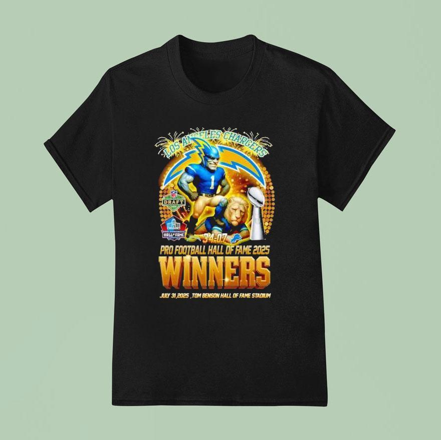 Los Angeles Chargers Pro Football Hall Of Fame Winners Masco T Shirt