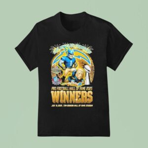 Los Angeles Chargers Pro Football Hall Of Fame Winners Tom Benson Stadium Nfl Masco T Shirt