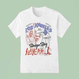 Los Angeles Dodgers Dog Slayers This Will Not End Well For You Hot Dog T Shirt