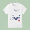 Los Angeles Dodgers X Park Jimin Bts Art Signature T Shirt