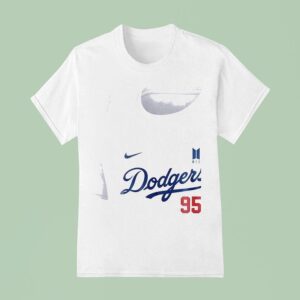 Los Angeles Dodgers X Park Jimin Bts Art Signature T Shirt