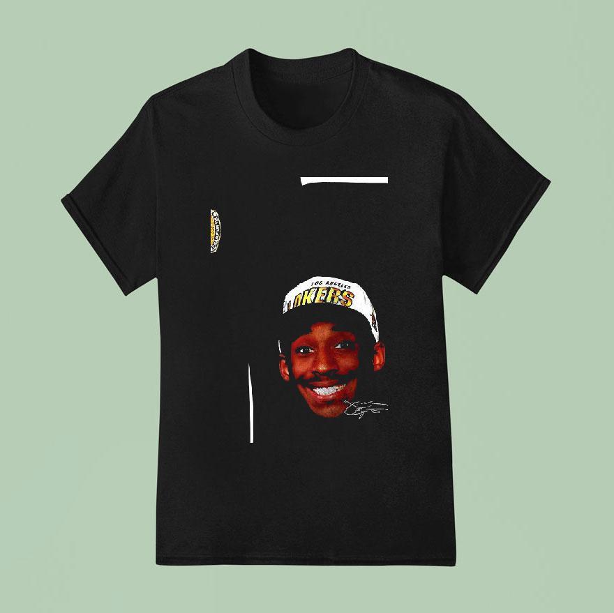 Los Angeles Lakers Kobe Bryant X Nba Champion Rings Portrait Signature T Shirt
