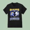 Los Angeles Rams Vs Dallas Cowboys Football Helmets Nfl T Shirt