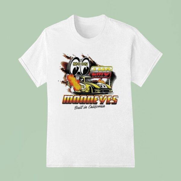 Loser Machine Company Mooneyes Burnout Stock Built In California T Shirt
