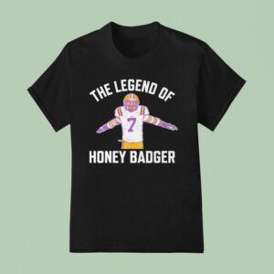 Lsu Tigers Football Tyrann Mathieu Legend Of Honey Badger T Shirt