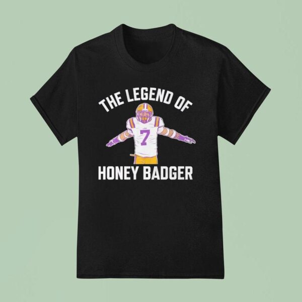 Lsu Tigers Football Tyrann Mathieu Legend Of Honey Badger T Shirt