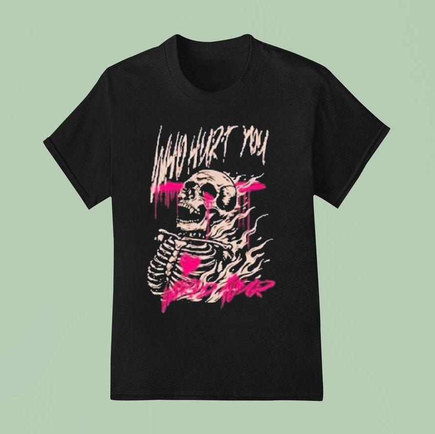 Luciano Cota Who Hurt You World Tour Skeleton T Shirt